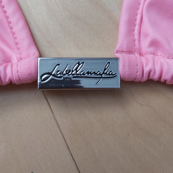 La Bella Mafia Pink Bikini Top - Picture 4 of 5